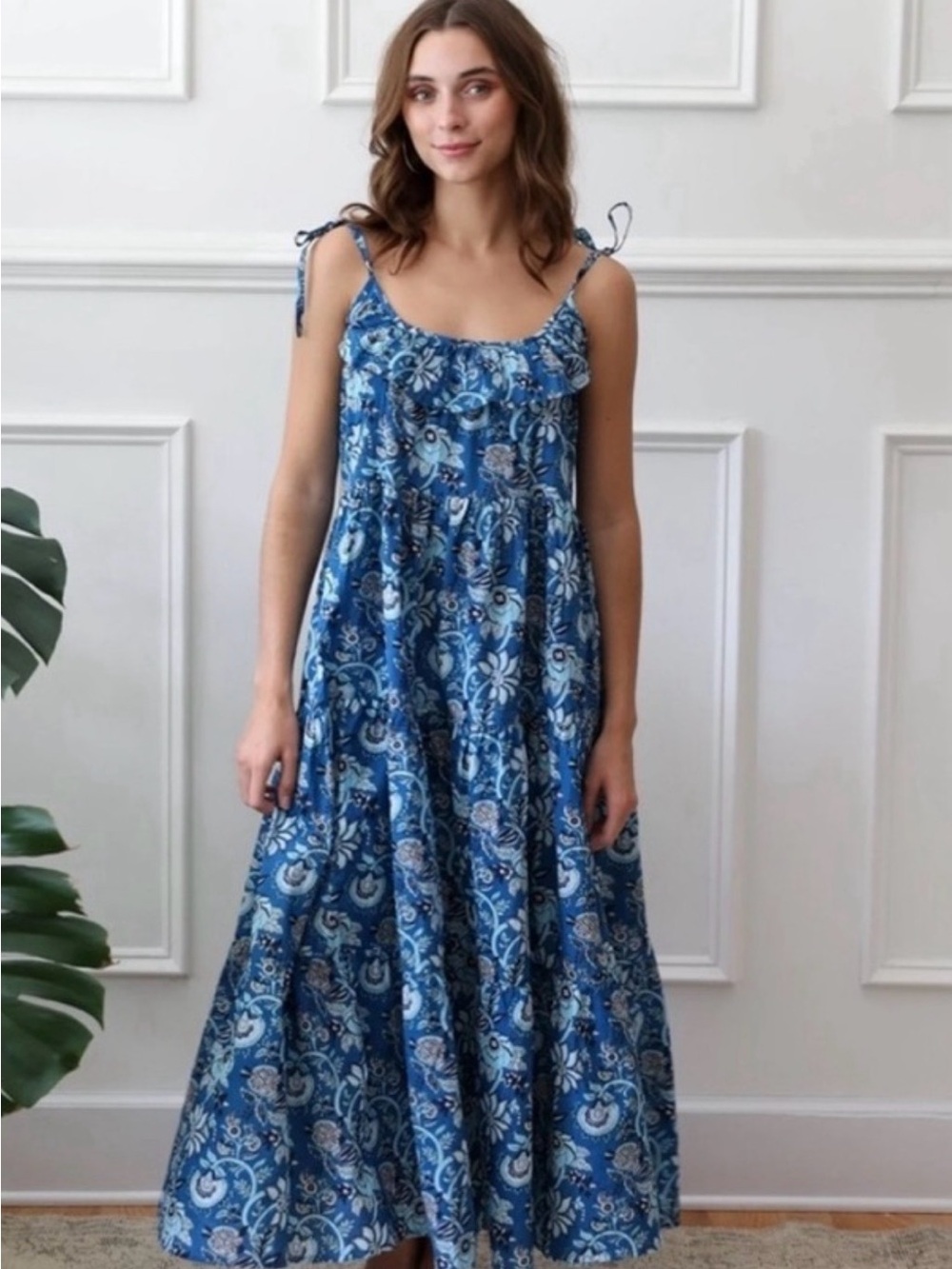 Mille Maui tiered maxi dress
